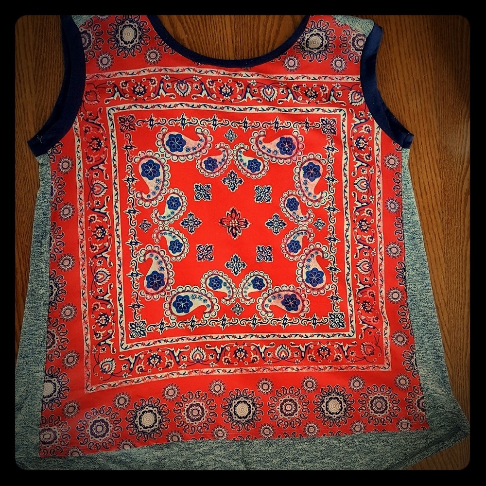Signature Studio Contemporary XL Bandanna Tank